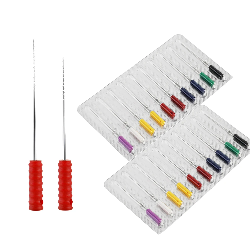 10PcsPackDentalEndodonticRootCanalCleaningBarbedBroachesHand