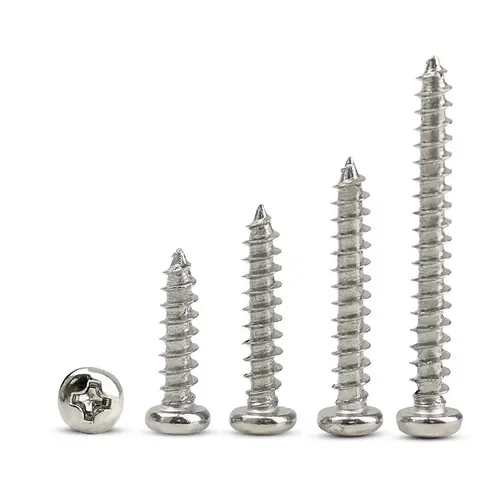 100pcs/Lot Nickel-Plated Carbon Steel Cross Recessed Round Head  Self-Tapping Screw M1 M1.2 M1.4 M1.7 M2 M3 M4 M5 - Image 4