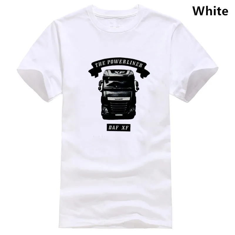 T-Shirt Moda Uomo Nuovo Arrivo 2019, Daf Xf,Powerliner, Camion, Camionista