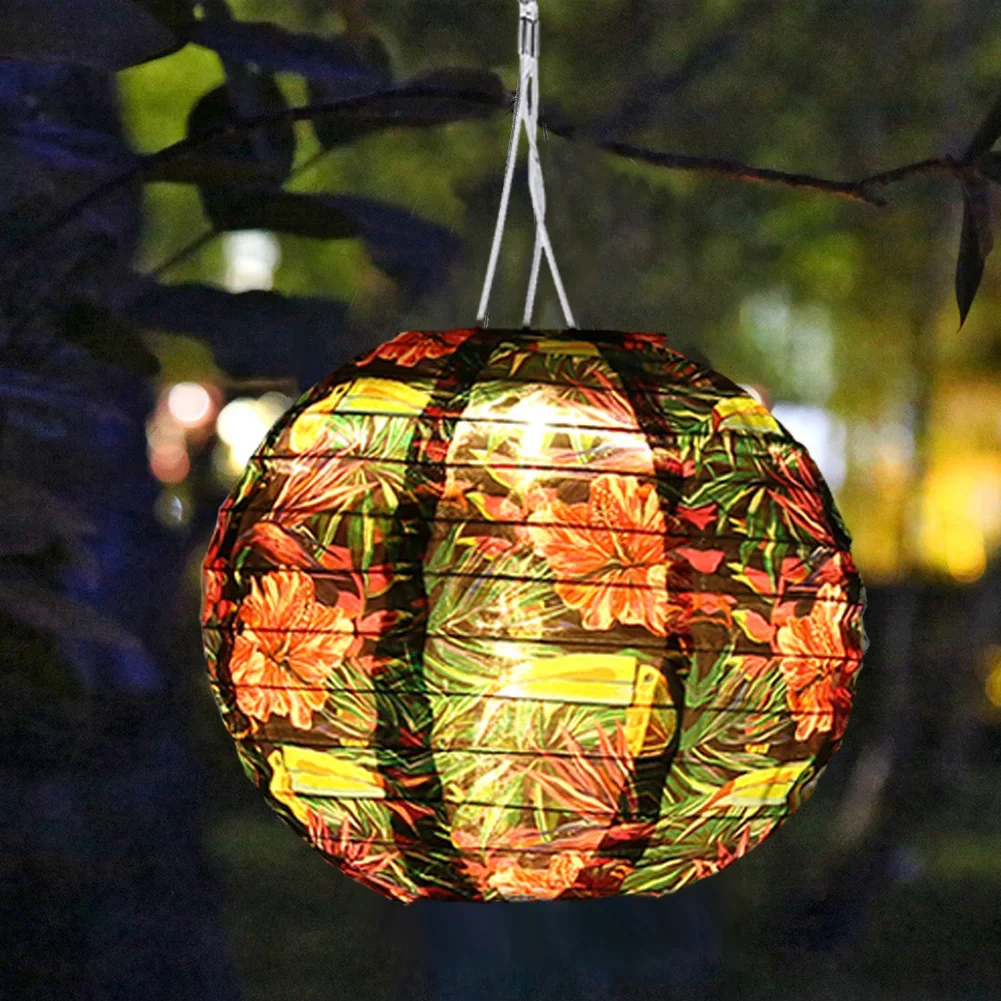 Solar Printed Yard Lantern – Outdoor LED Garden Decor 6