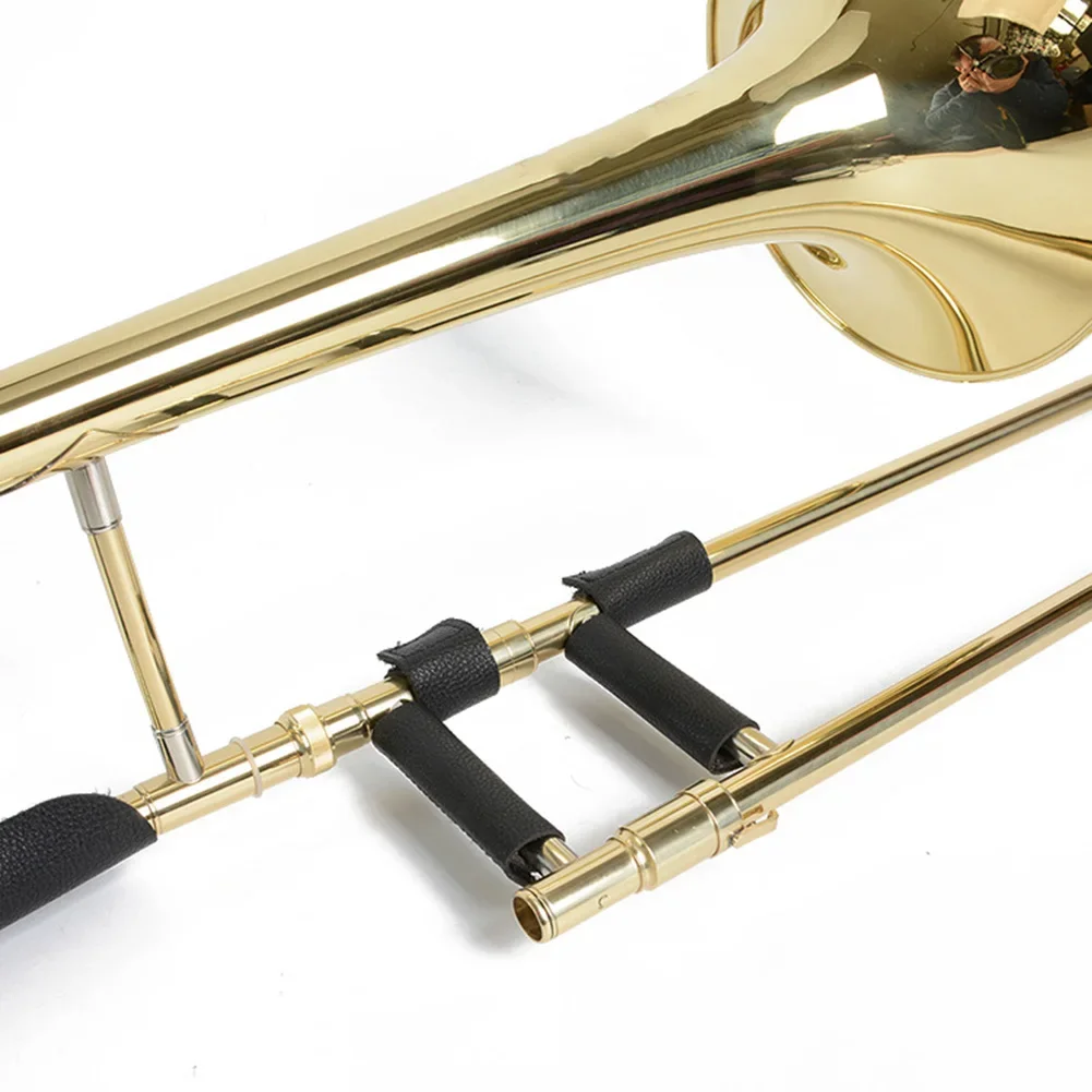 Trombone Trumpet Handguard Cushion Leather Sax Trombone Protective Neck Cover Protective Case Cover Woodwind Instrument