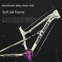 SKIG Bicicletas de montaña de velocidad Variable para adultos, estudiantes, jóvenes, cola suave, absorción de golpes, bicicletas todoterreno y de carretera - Imagen 2