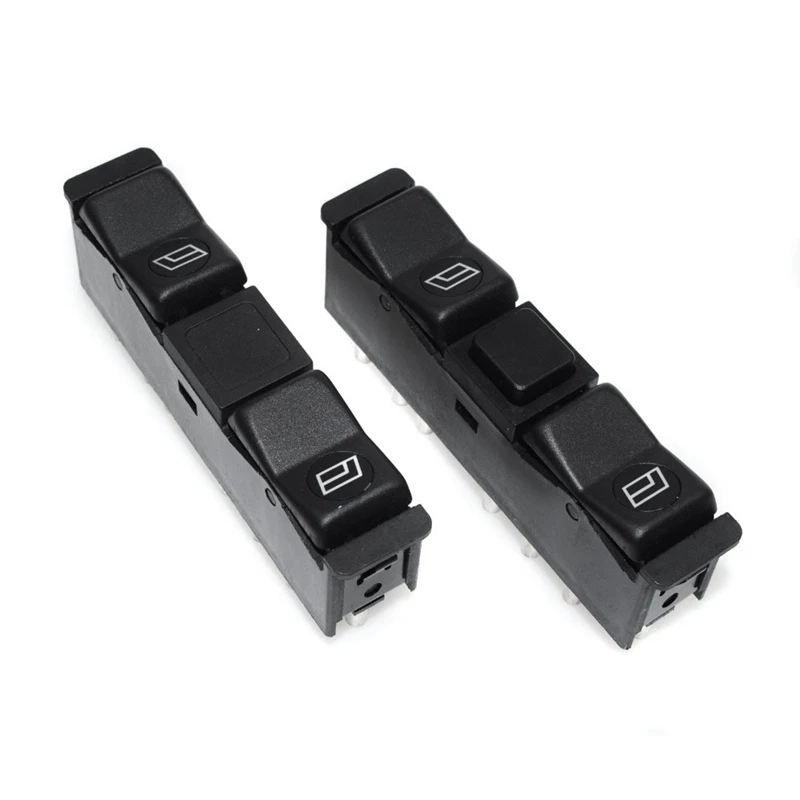 4X Automotive Electric Window Switch Pairing Is Suitable For Mercedes-Benz W123 W126 W201 0008208110 0008208210