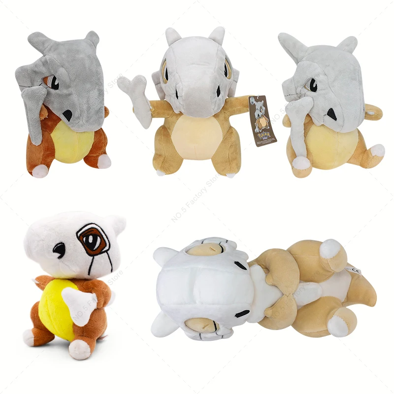 

Pokemon Kawaii Cubone Stuffed Toys Cartoon Cute Sleeping Cubone Plush Dolls Throw Pillow Birthday Gift For Kids Friends Boys