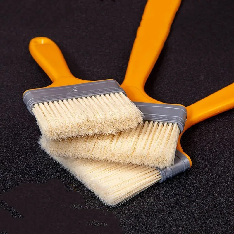 1/2/3/4/5Inch Paint Brush Home Decoration Paint Brush Plastic Handle Soft Hair Wall and Furniture Tool