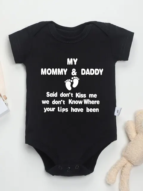 Vielseitige Baby-Body mit Textdruck