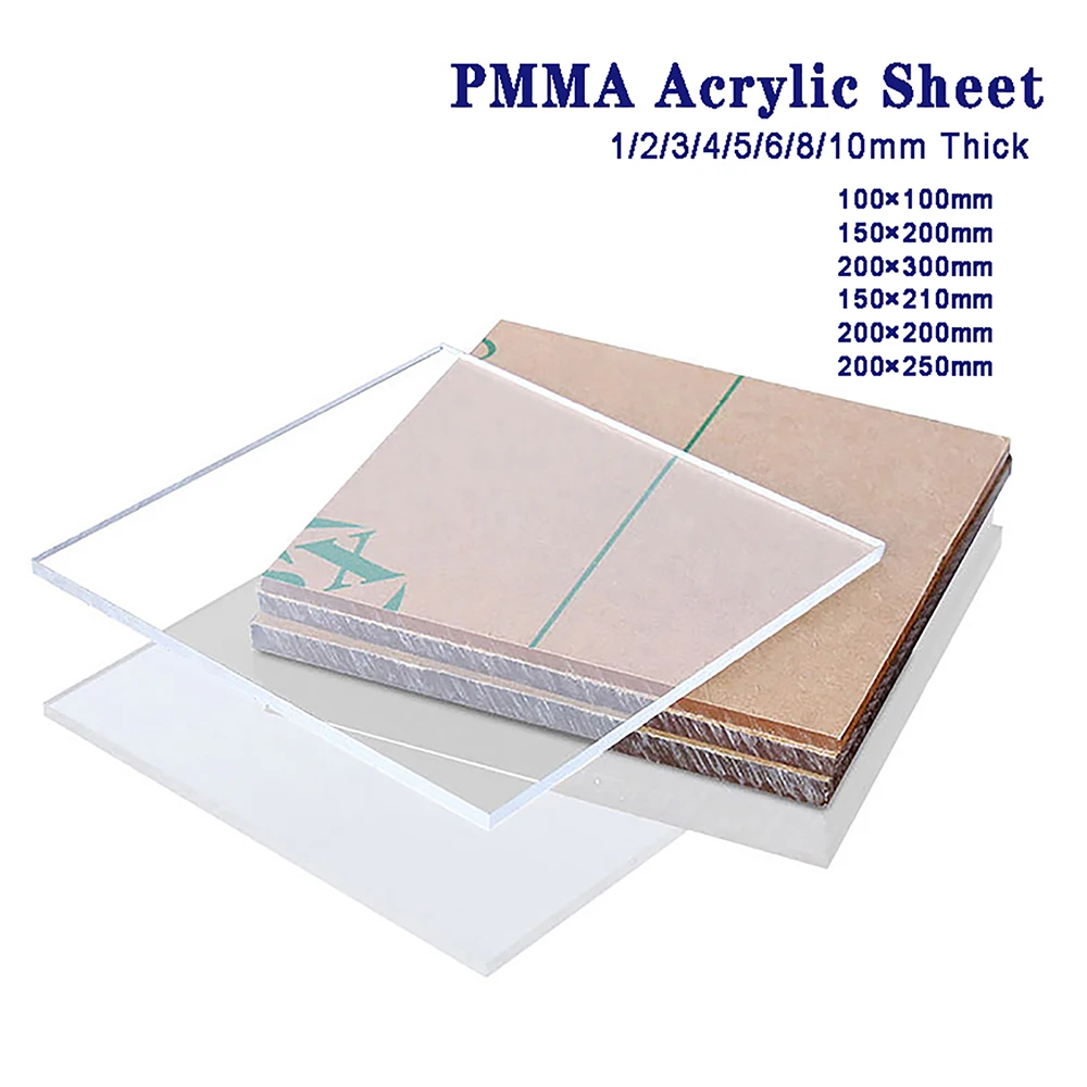 Panneau plastique transparent 297x210mm, 20 pièces, feuille de plastique  optique 0.1mm/0.15mm, transparent, rigide, protecteur de couverture  flexible - AliExpress