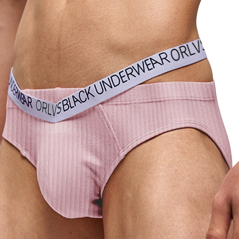 

ORLVS Men's Underwear Men Sexy Briefs Jockstrap Pouch Cuecas Man Cotton Panties Thongs Mesh Underpants Gay Slip Homme Srting