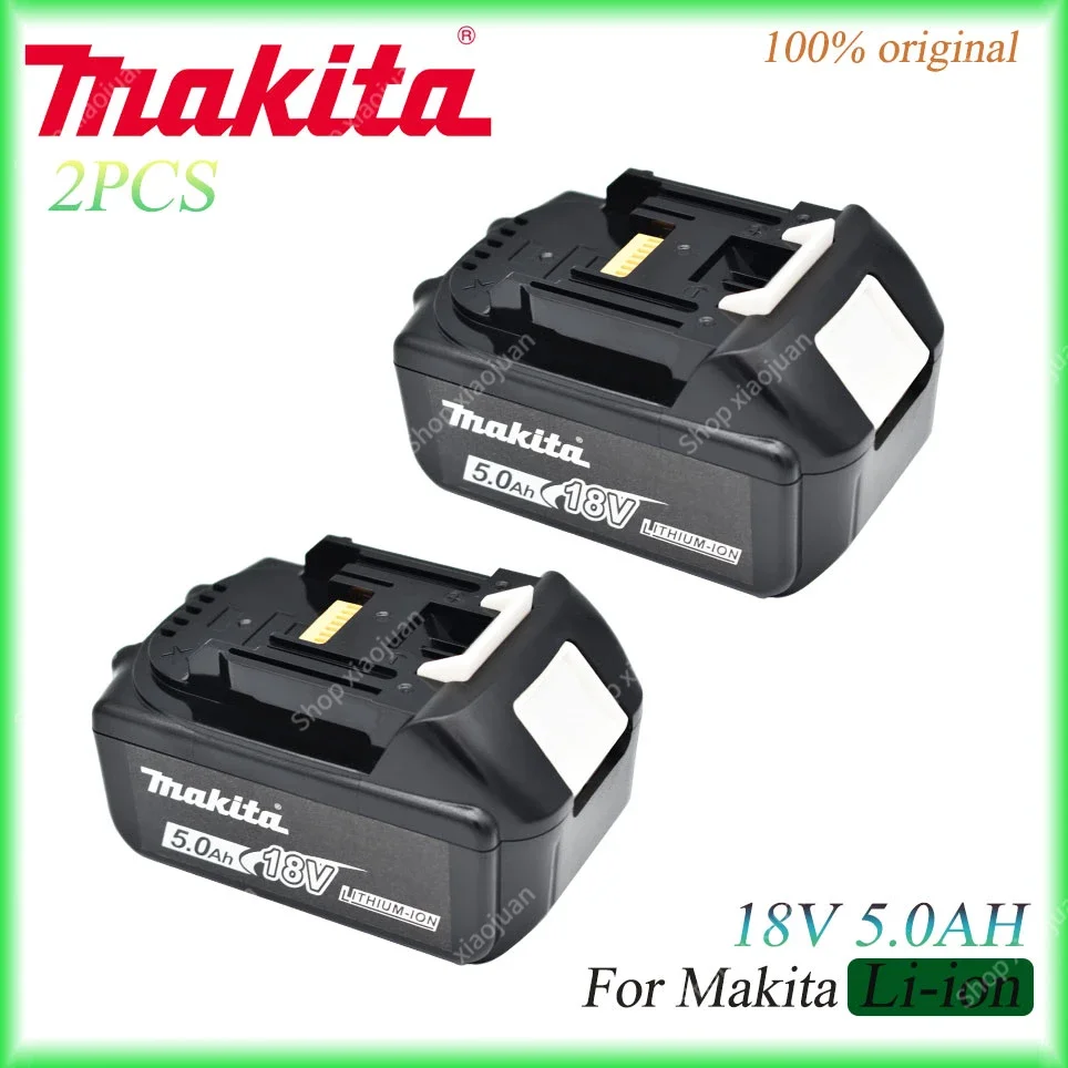 

18V 5.0Ah Makita Original With LED lithium ion replacement LXT BL1860B BL1860 BL1850 Makita rechargeable power tool battery 5000