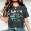 Retro Magic Wand Shirt Sarcasm Because Avada Kedavra Is Illegal Shirt Unisex School Tee Cotton Shirt Fantasy Apparel Y2K Top 1