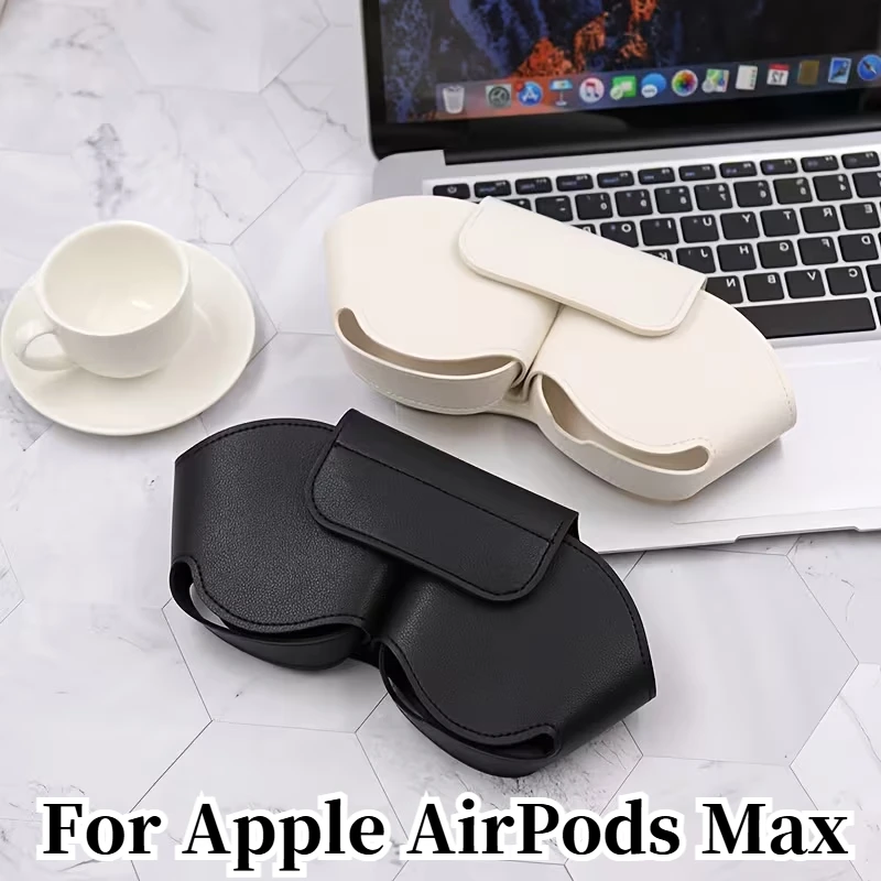 Deluxe Leather TPU AirPods Max Cover - Lightweight Full Protection Case