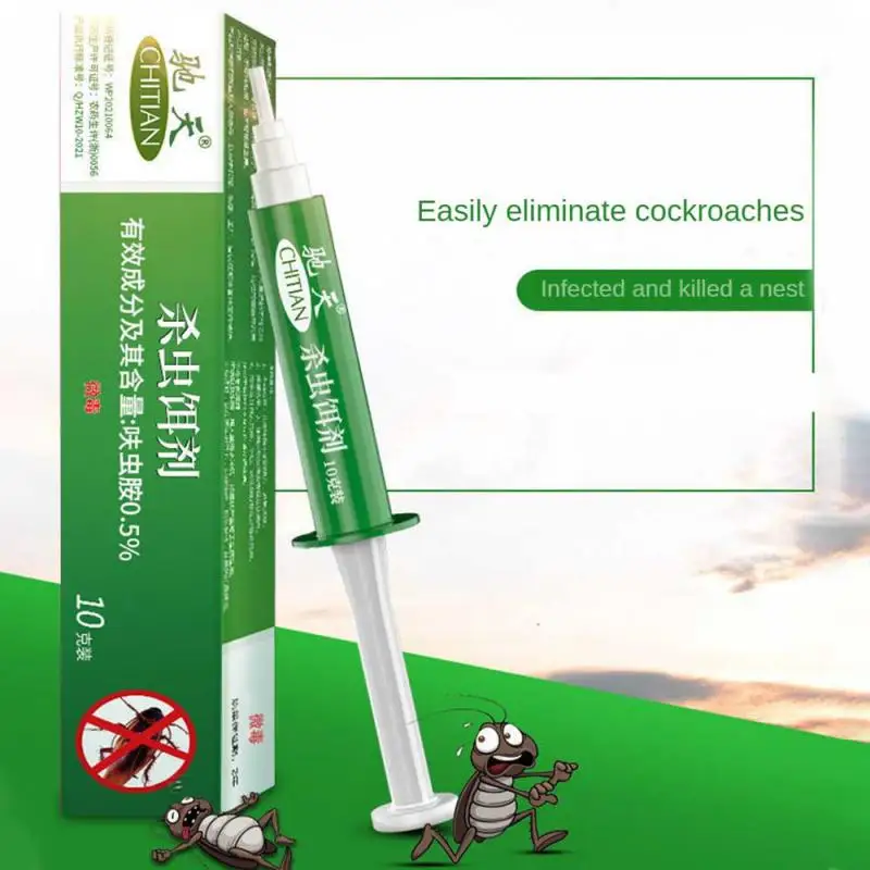 Strong Cockroach Killing Gel Bait Clear Cockroach Medicine Whole Nest End House Quick Kill Catcher Cockroach Killer Home Use