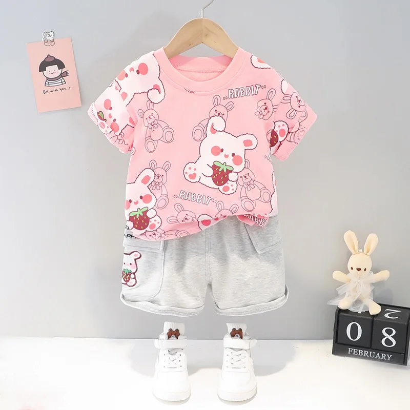 Newborn Baby Girls and Boys Clothing Suit For summer Grils Bows Set New Cute Overalls Baby Clothing Set For Boys Clothes best Baby Clothing Set