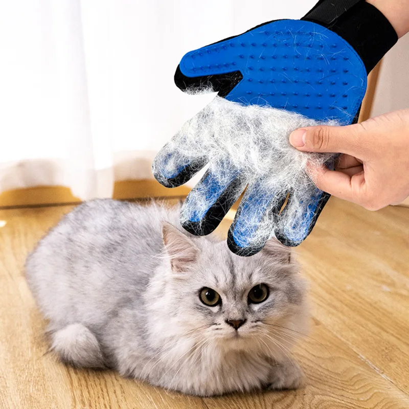 Pet Grooming Gloves for Cats Dogs Pet Brush Glove for Cat Dog Hair