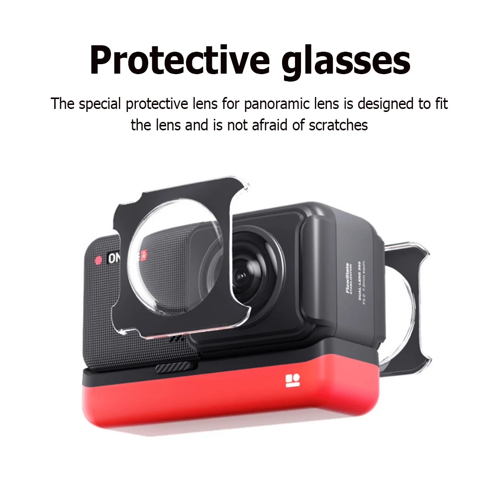 Description Picture 4 of itemCamera Protector For Insta 360 ONE RS/R 2 Pieces Tempered Glass Sport Camera Cover Protective Lens Cover Compatible With Insta