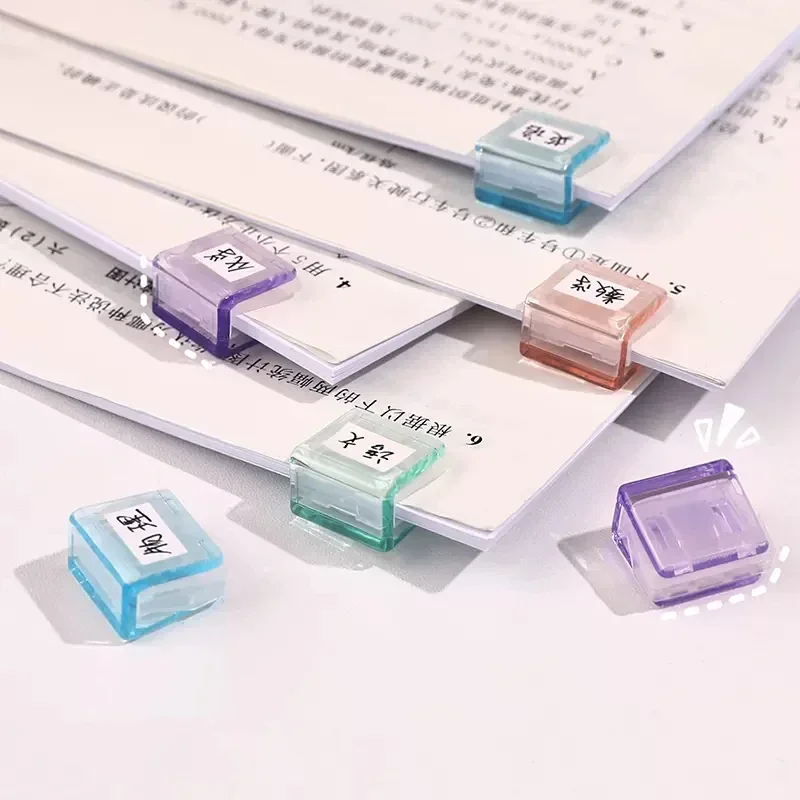 Staples Paperclips Mini Kawaii Binder Clips File Documents Notebook Bookmarks Index Page Holder Clamp 5/10pcs