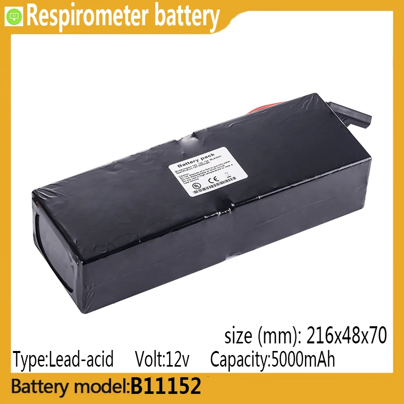 

B11152 capacity 5000mAh 12v Lead-acid battery, suitable for Eagle Brand B11152, AS11152, OM11152, Respiratory