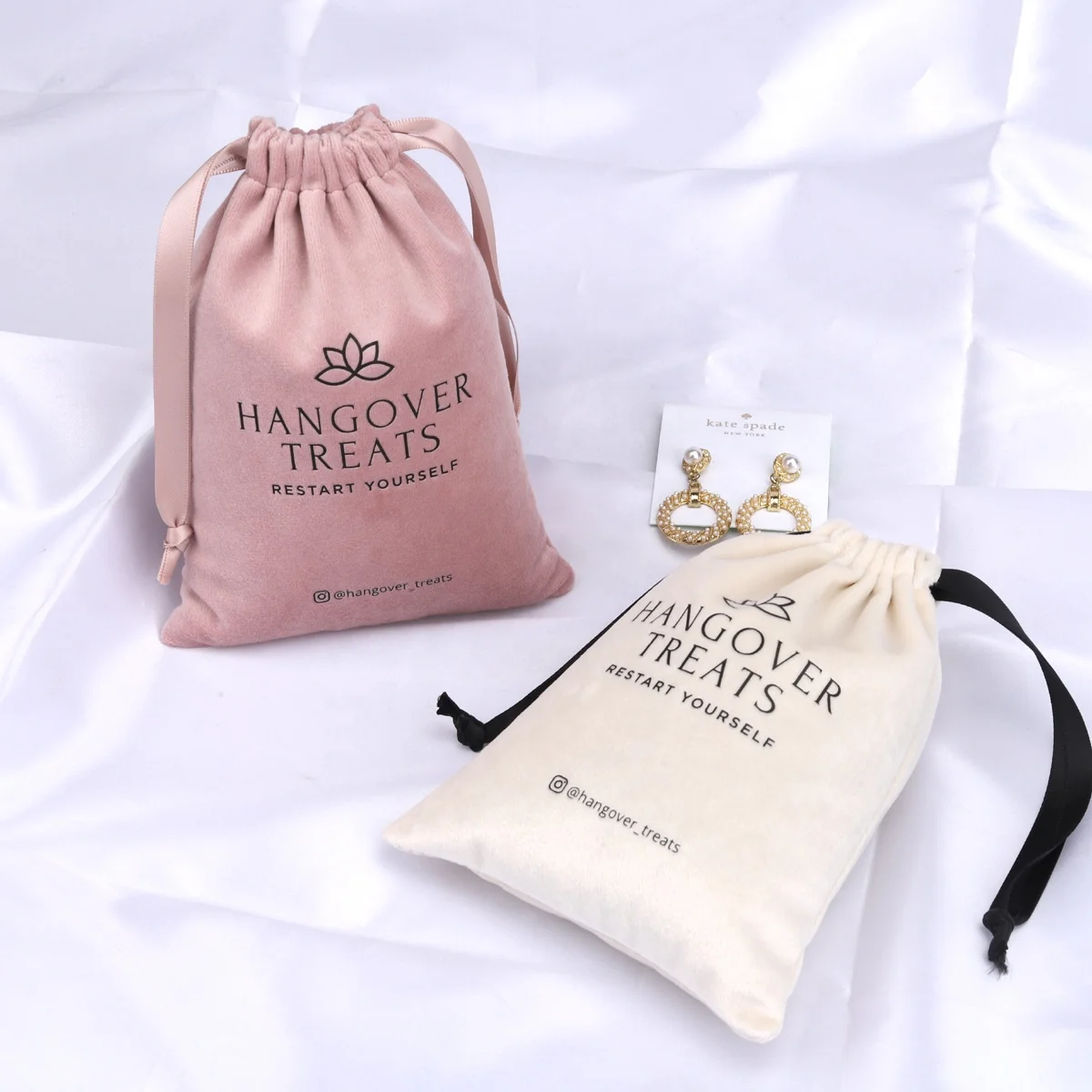 100pcs Personalized Super Soft Pink Velvet Pouch for Jewelry Customized Logo Drawstring Velvet Dust Gift Cosmetic Packaging Bag AliExpress