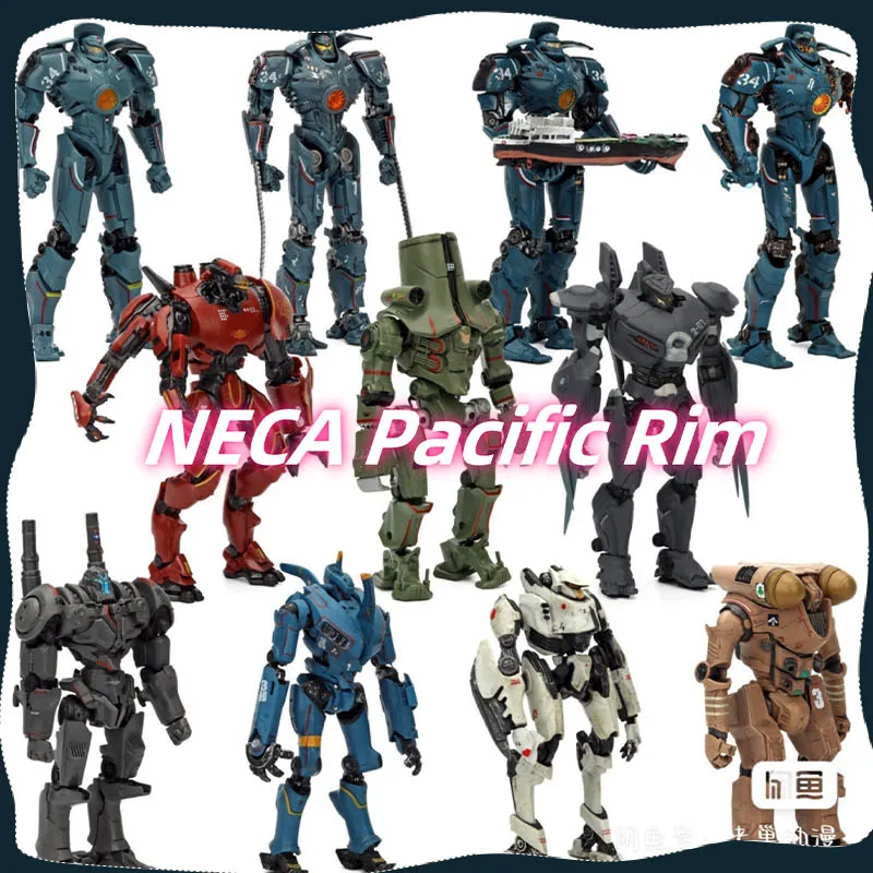 

7-дюймовая NECA Pacific Rim Mecha Hunter Deluxe giпсис опасность малиновый Тайфун Striker Eureka ПВХ экшн-фигурка коллекционные модели игрушки