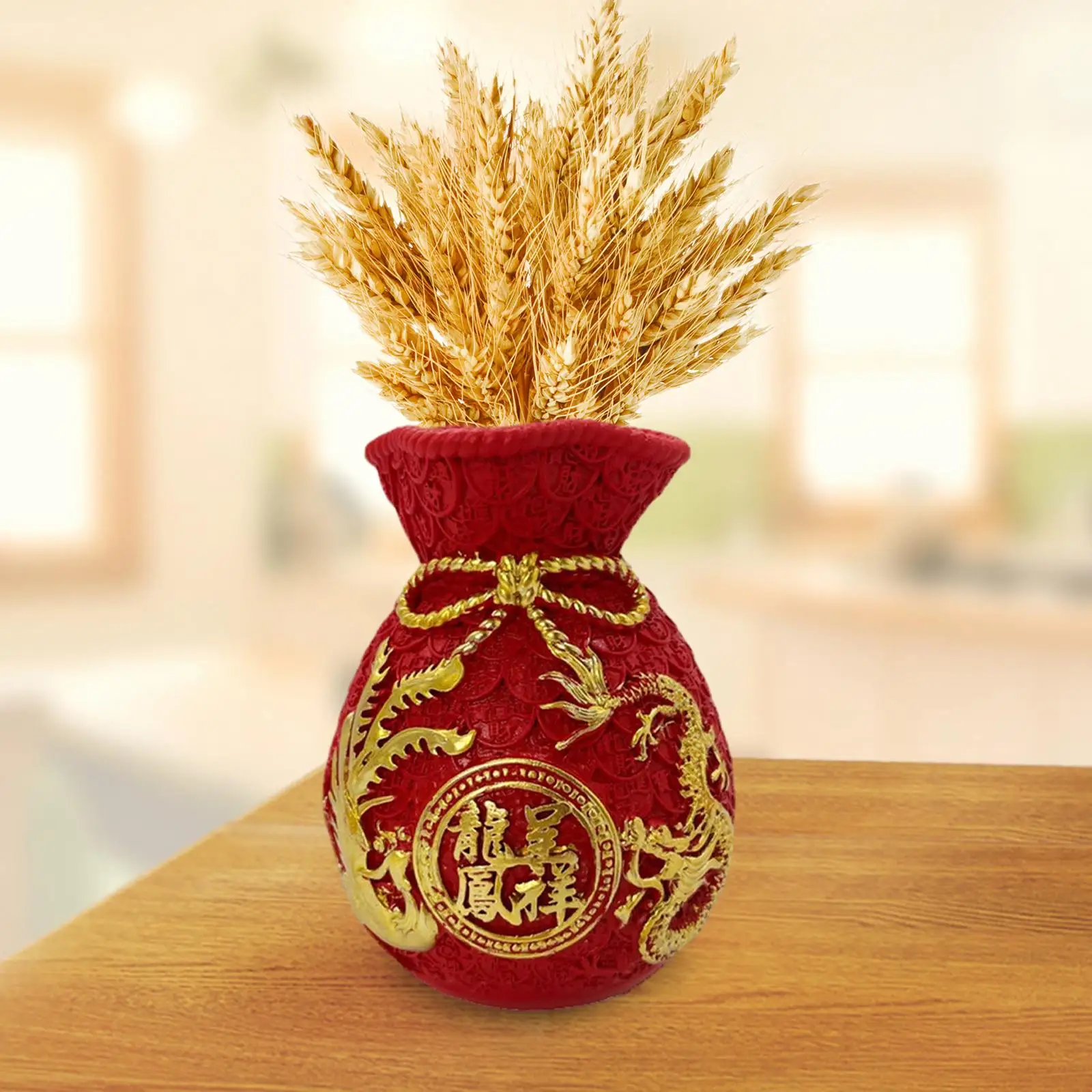 Flower Pot Planter Blessed Bag Shaped Vase Traditional Crafts Decorative