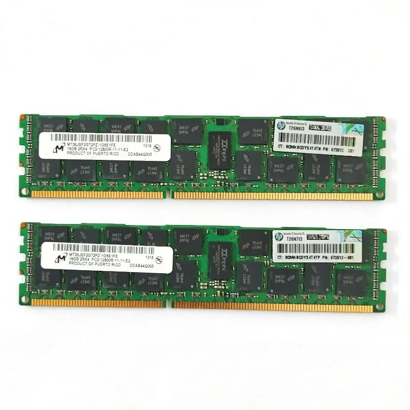 Description Picture 6 of itemMicron DDR3 REG ECC RAMs 16GB 1600MHz Server Memory 16GB 2Rx4 PC3-12800R-11 Server computer memory