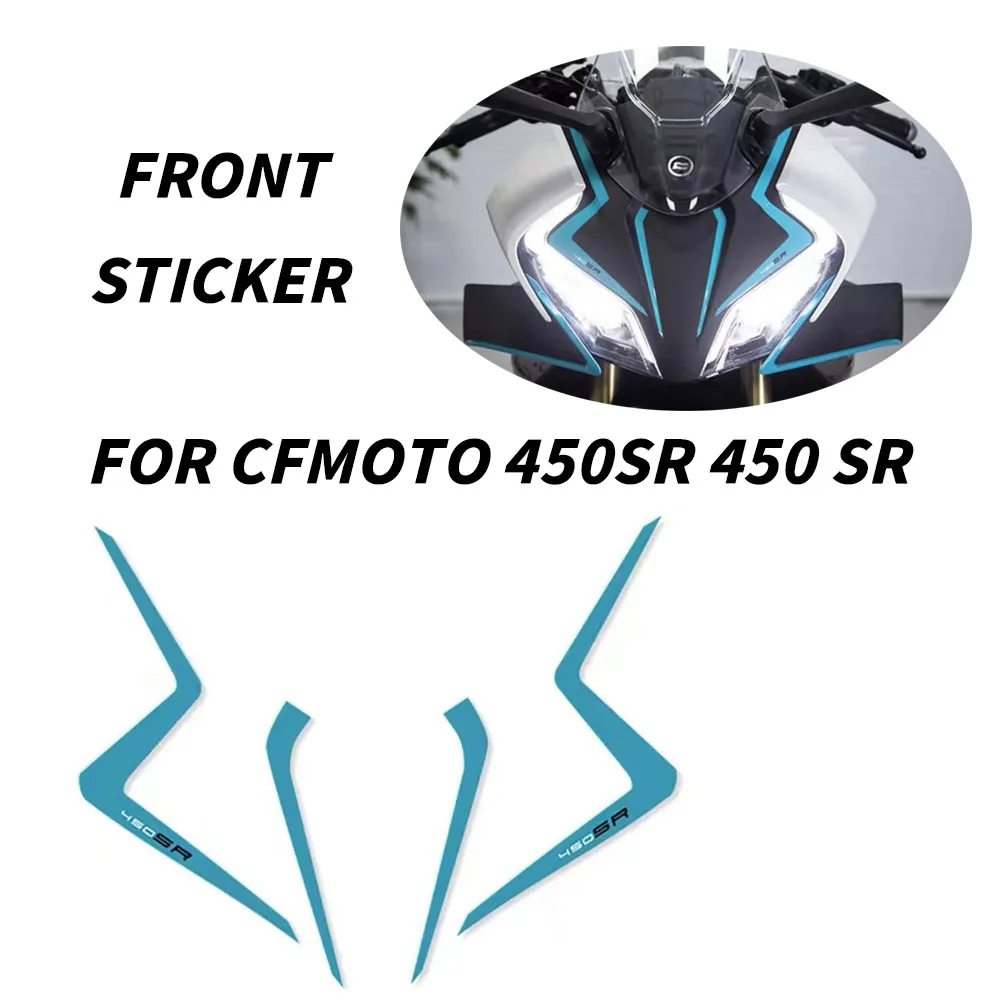 

Motorcycle Accessories For CFmoto 450SR 450 SR Front Sticker Head Sticker Front Panel Sticker