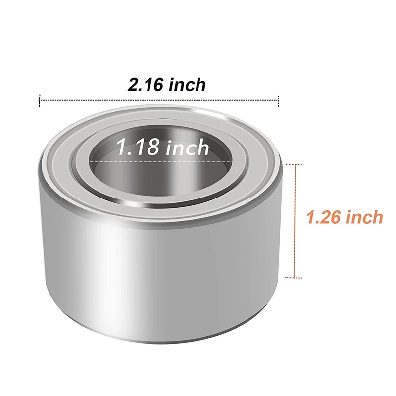 2Pcs For Arctic Cat Kawasaki Suzuki Yamaha Grizzly 350 400 550 700 Wheel Bearing 30X55X32 DAC3055W 1402-027 93305-00602
