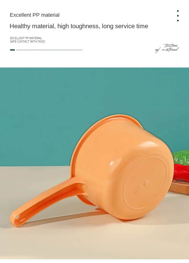 Description Picture 5 of itemKitchen Plastic Water Scoops Anti-drop Durable Large Vegetable Fruit Washing Ladle Baby Bath Dipper Shampoo Dipper Water Spoons