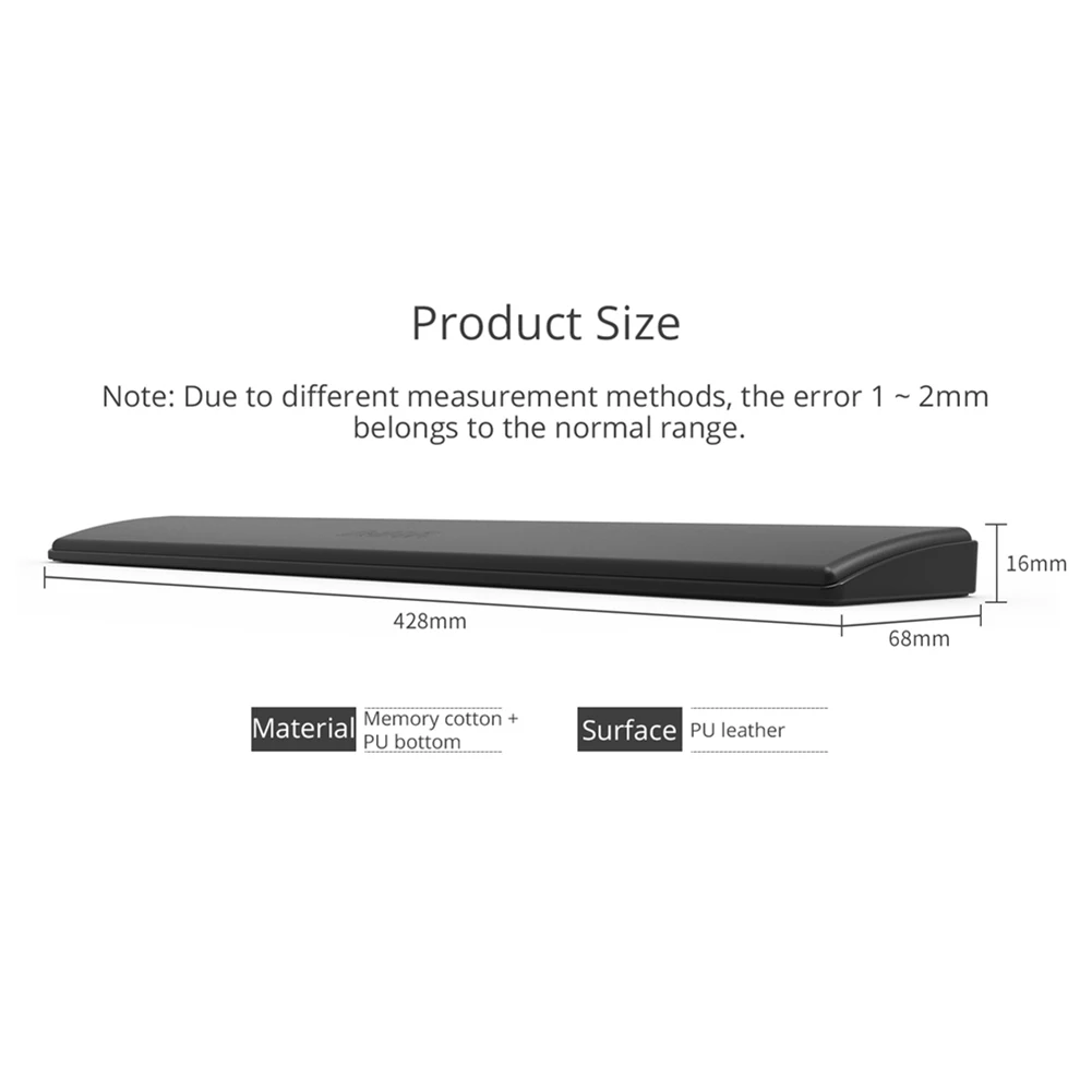 Memory Foam Ergonomic 104/87/61 Keys Keyboard Wristpad Soft Anti Slip Office Gaming Keyboard Wrist Rest Support Pad for Laptop,wrist pad