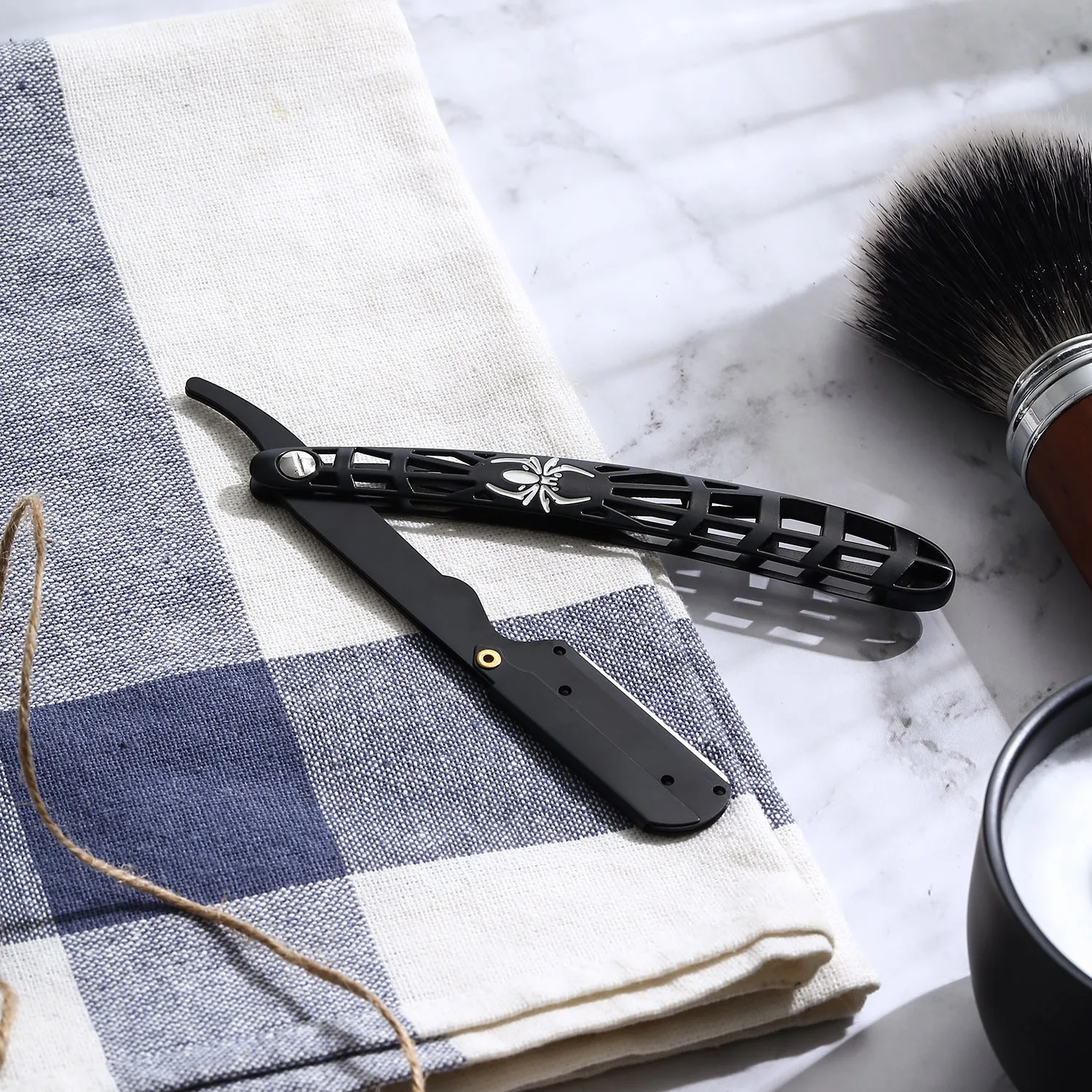 Professional Manual Shaver Straight Edge Stainless Steel Sharp Barber Razor Folding Shaving Beard Trimmer Cutter 3