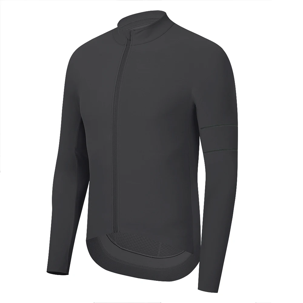 Cycling Jacket Autumn Long Sleeve Thermal Fleece - Colorful Winter Bike Jersey