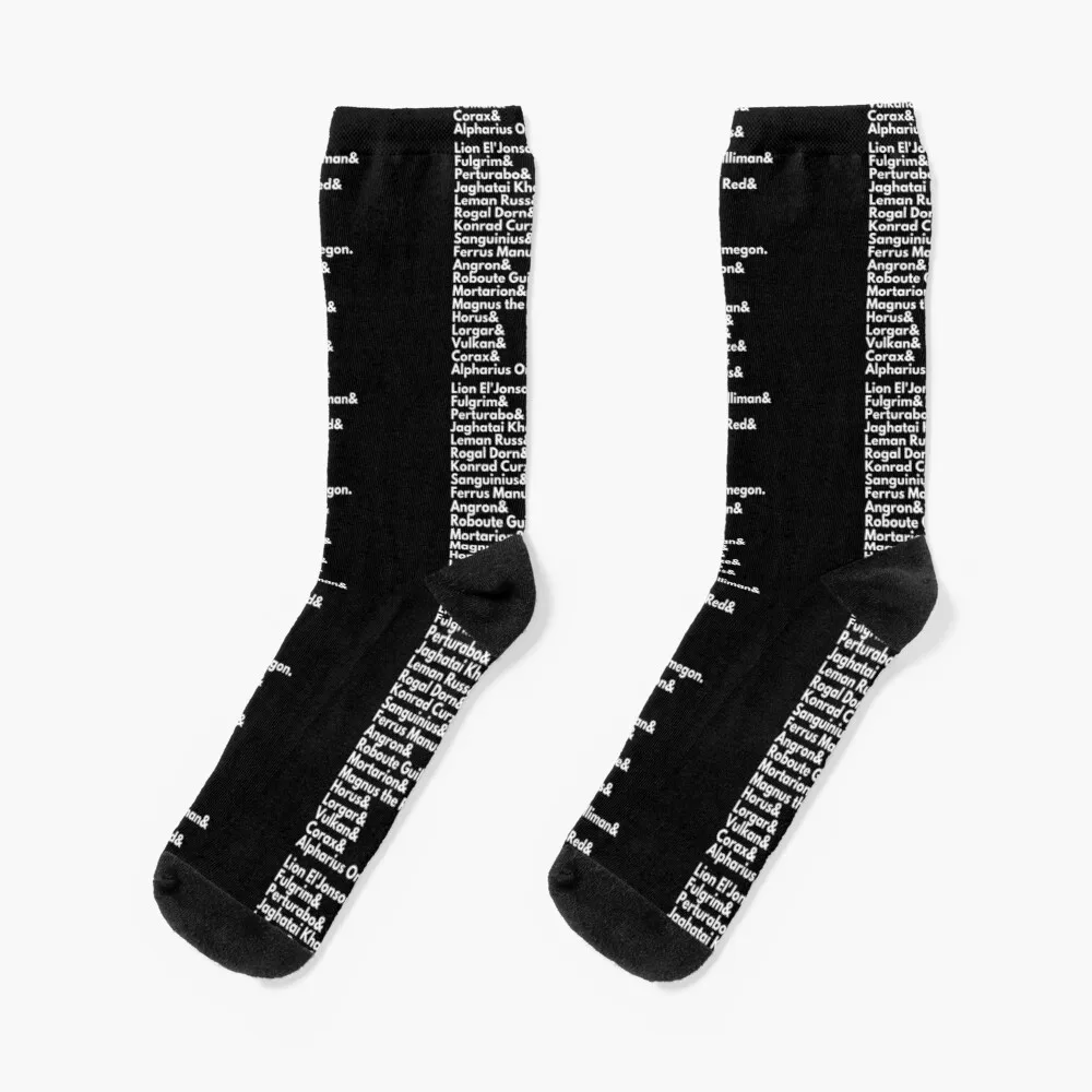 The 20 Primarchs - Emperors Sons 40k Print Socks Sports Socks Man the devil’s sons