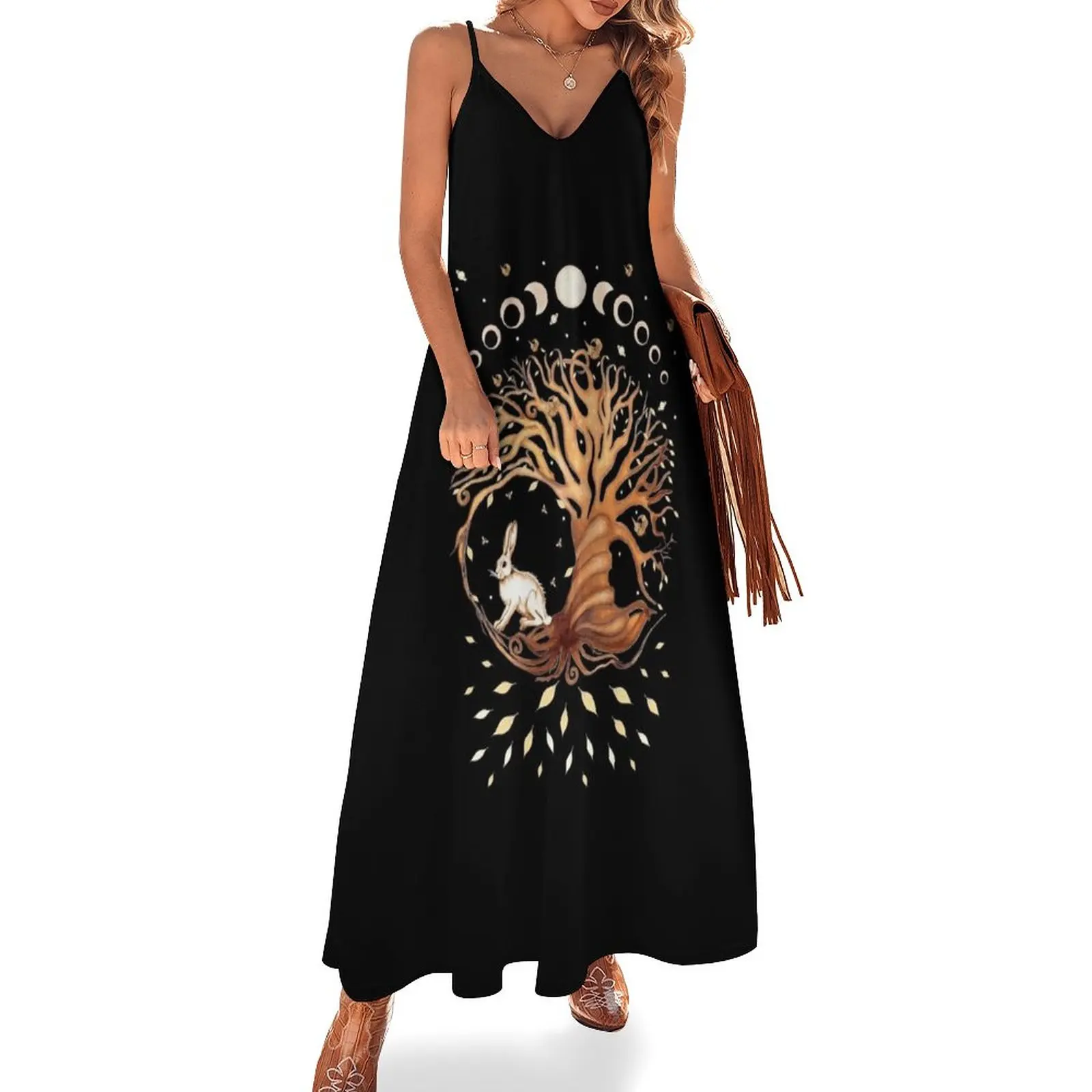 

Magic Hare Sleeveless Dress Beachwear elegant guest wedding dress