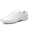 Girls' White Cheerleading Shoes Light Breathable Stylish Trainers for Dance Tennis & Cheer Competitions Youth Aerobics 1