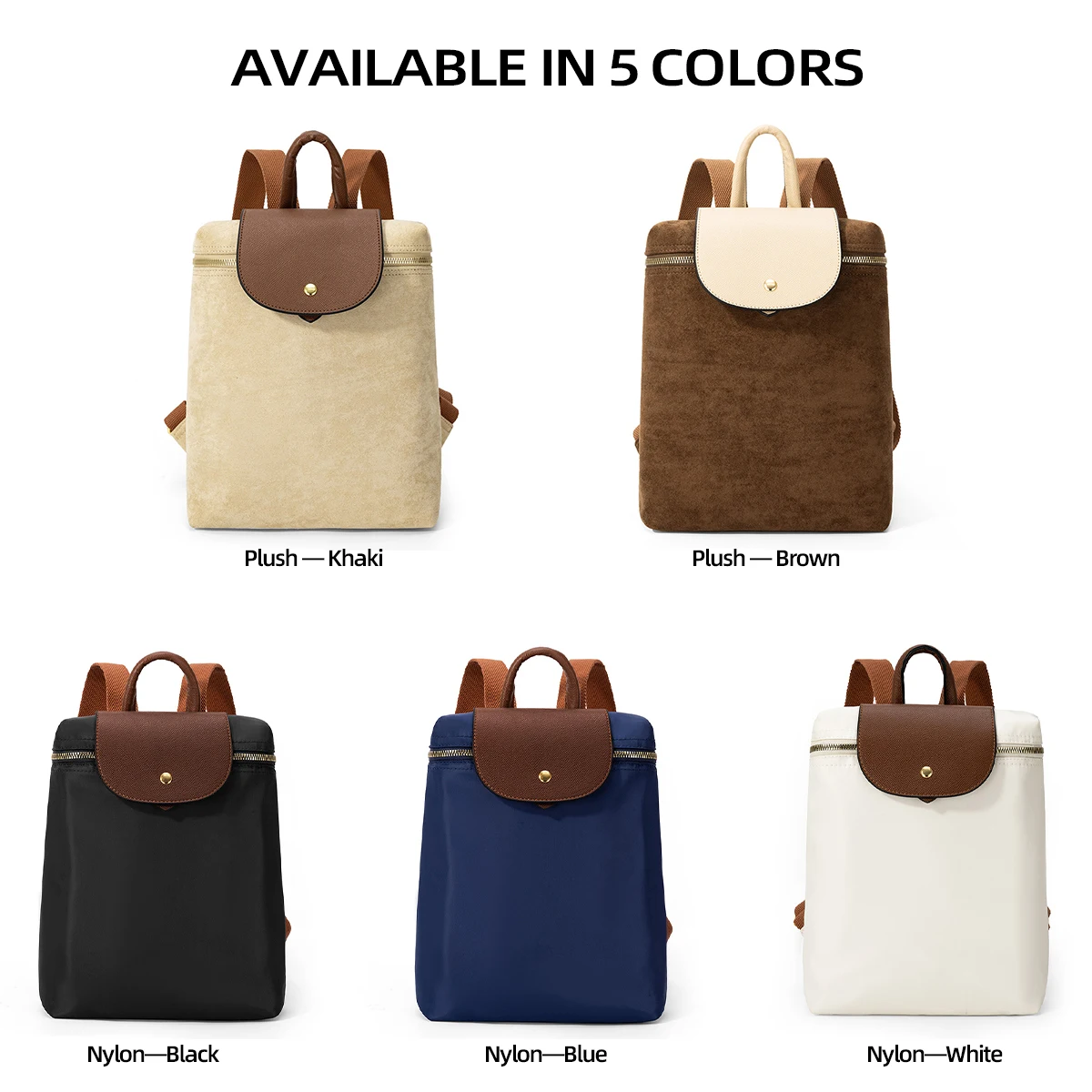 Classic Backpack, Fashionable, Casual, High-End Feel, School Bag, Travel Backpack, Women's Bag, Tablet Bag, Work Commute, Hiking Bag, High Cost-Performance, Big Brand