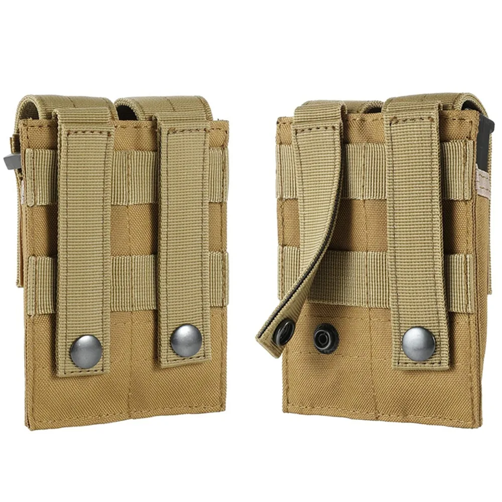 OPHIDIAN 9mm Magazine Pouch Single Double Magazine Pouch Outdoor Molle Open Top Magazine Pouch for Glock M1911 92F Flashlight Ba 6