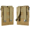 OPHIDIAN 9mm Magazine Pouch Single Double Magazine Pouch Outdoor Molle Open Top Magazine Pouch for Glock M1911 92F Flashlight Ba 6