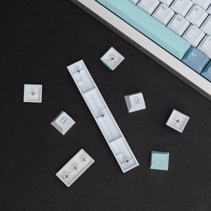 Gmk-shoko Olivia Pbt Keycap 177 Teclas Perfil Cereja Tiro Duplo Personalidade Personalizada Inglesa Teclas para Teclado Mecânico 61 - Imagem 5