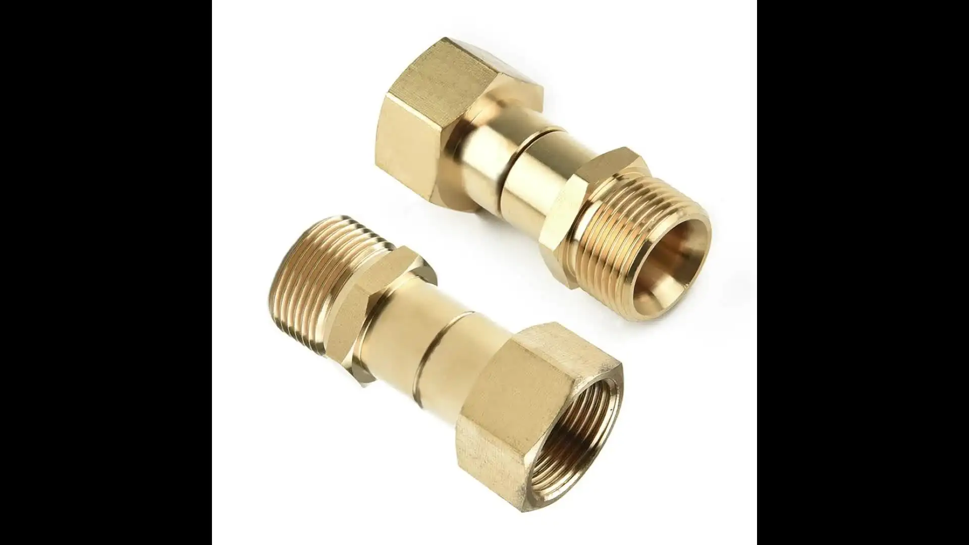 Junta Giratoria Para Hidrolimpiadora | Latón M22 FM22 | Rotación 360° Sin Enredos | Ideal Para Limpieza De Coches Y Patios