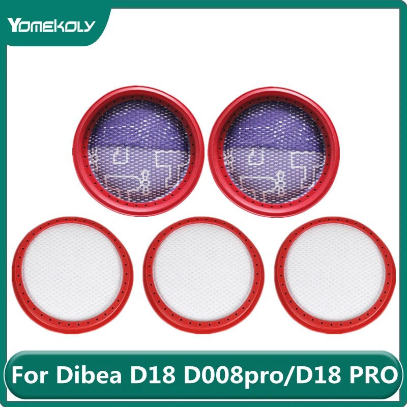 Фильтры HEPA для ручного пылесоса Dibea D18 D008pro/D18 PRO профессиональные запасные части |