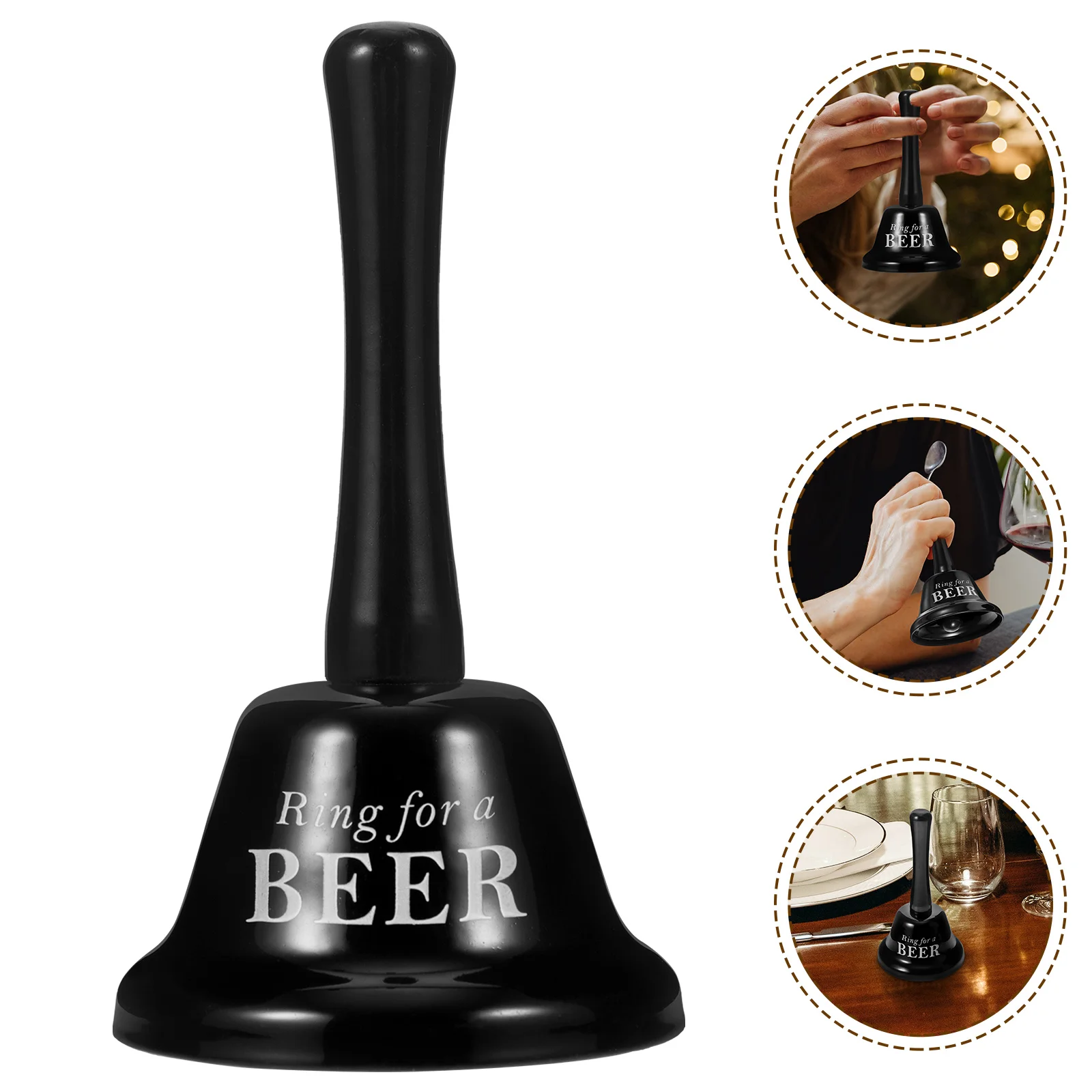 

Alphabet Hand Bell Dining Tables Decoration Cafe Bar Christmas Party Service Metal Material Child Club