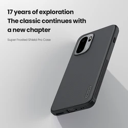 High Quality NILLKIN Super Frosted Shield Matte PC Cover for Oneplus ACE 6 (Black)