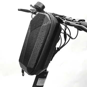 ESLNF Accessorio per ciclismo Borsa per scooter elettrico con guscio rigido in Eva Borsa anteriore per bici pieghevole Borsa per manubrio Accessori per biciclette