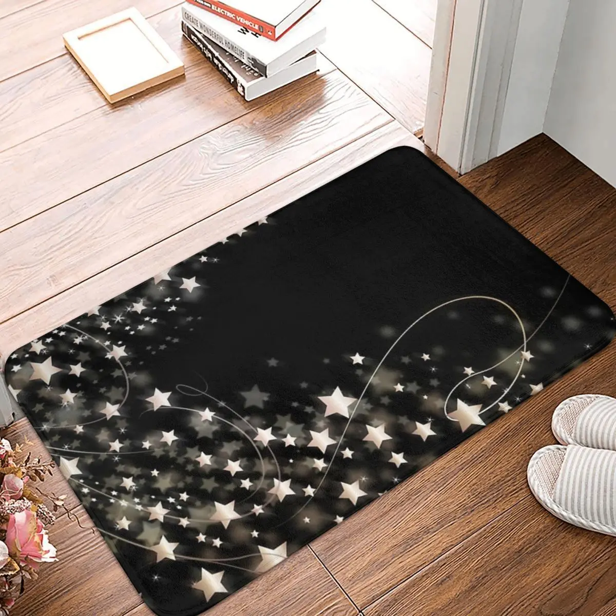 

Festival Of Stars In The Night Sky 40x60cm Carpet Polyester Floor Mats Modern Doorway Carpets