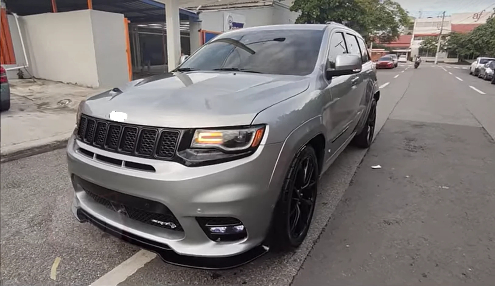 5pcs Car Front Bumper Lip Spiltter Arch Winglet For Jeep Grand Cherokee