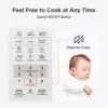 EM720CPL-PM Countertop Microwave Oven with Sound On/Off, ECO Mode and Easy One-Touch Buttons, 0.7 Cu Ft/700W, Pearl Whit 3