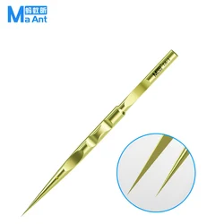 Premium Titanium Alloy Precision Tweezers - Anti - Slip Professional Forceps - Sharp Point