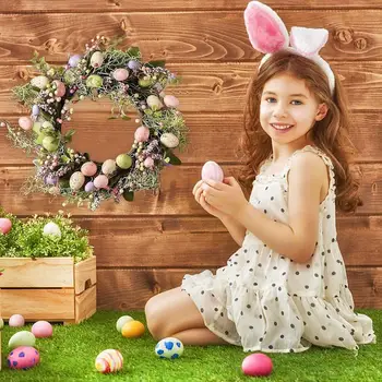 Easter Bunny Garlands Door Wreath 2