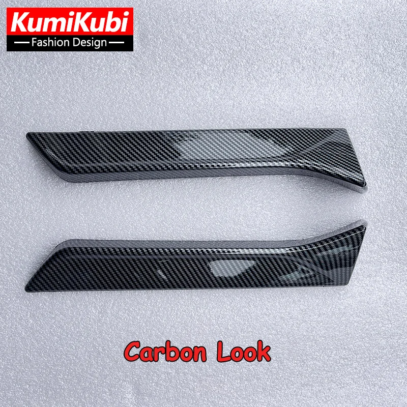 ABS Spoiler Set Heckscheiben-Seitenspoiler Für SEAT 5F (2013-2021) – 2-tlg., Schwarz, ABS, Selbstklebend SEAT 5F Heckscheibenspoiler