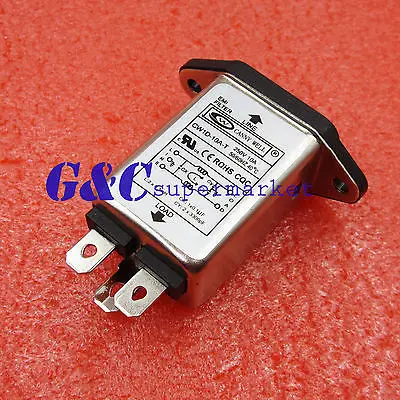 Filtro Rfi Emi Ac 250v 10a Cw2c-10a-t Supresor De Línea Eléc | Meses Sin Interés - Foto 6